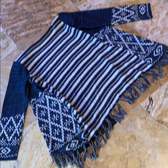 Boho gypsy festival vintage denim/white fringe hem - Picture 8 of 8